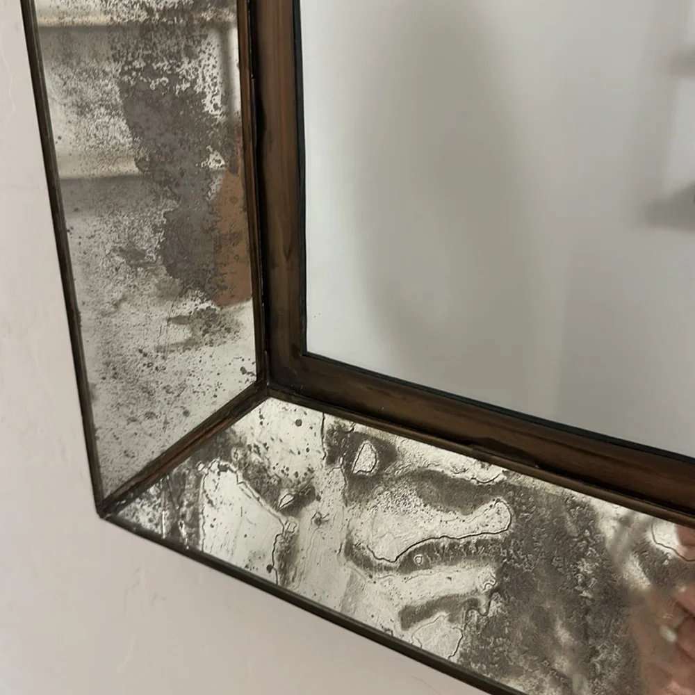 Stunning crate and barrel mirror